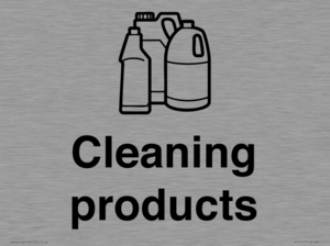 Dementia Cleaning products sign